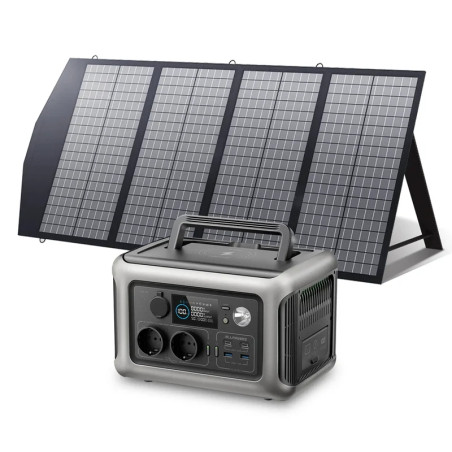 ALLPOWERS R600 Tragbares Kraftwerk mit Solarpanel (optional), 299 Wh 600 W LiFePO4-Batterie für Heim-Backup im Freien, Camping,
