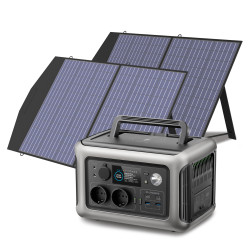 ALLPOWERS R600 Tragbares Kraftwerk mit Solarpanel (optional), 299 Wh 600 W LiFePO4-Batterie für Heim-Backup im Freien, Camping,