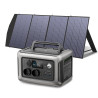 ALLPOWERS R600 Tragbares Kraftwerk mit Solarpanel (optional), 299 Wh 600 W LiFePO4-Batterie für Heim-Backup im Freien, Camping,