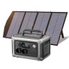 ALLPOWERS R600 Tragbares Kraftwerk mit Solarpanel (optional), 299 Wh 600 W LiFePO4-Batterie für Heim-Backup im Freien, Camping,