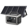 ALLPOWERS R600 Tragbares Kraftwerk mit Solarpanel (optional), 299 Wh 600 W LiFePO4-Batterie für Heim-Backup im Freien, Camping,