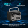 Ctolity 345 Wh 500 W tragbares Kraftwerk 220 V Lifepo4-Batterie-Solargenerator 108000 mAh Campingausrüstung Drahtloses Laden
