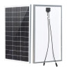 WUZECK 100 W starres Solarpanel, Leistung 100 Watt, 18 V, monokristalline Siliziumzelle, wasserdichtes Laden, 12 V, für Camping,