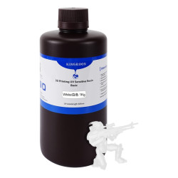Kingroon 405nm UV-Harz für 3D-Drucker flüssiges Photo polymer harz für LCD 3D-Druckmaterial Standard 1kg schwarz grau weiß