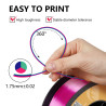Neueste 1kg Seide Pla Filament dreifarbige Regenbogen 1,75mm 3D-Drucker Filament rot grün blau Druck materialien für imprima nte
