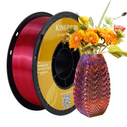 Neueste 1kg Seide Pla Filament dreifarbige Regenbogen 1,75mm 3D-Drucker Filament rot grün blau Druck materialien für imprima nte
