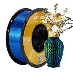 Neueste 1kg Seide Pla Filament dreifarbige Regenbogen 1,75mm 3D-Drucker Filament rot grün blau Druck materialien für imprima nte
