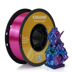 Neueste 1kg Seide Pla Filament dreifarbige Regenbogen 1,75mm 3D-Drucker Filament rot grün blau Druck materialien für imprima nte