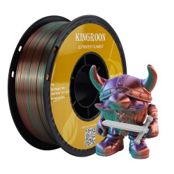 Neueste 1kg Seide Pla Filament dreifarbige Regenbogen 1,75mm 3D-Drucker Filament rot grün blau Druck materialien für imprima nte