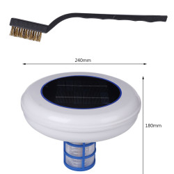 Solar Pool Ionisator Kupfer Silber Ionen Schwimmbad Reiniger Algen beständigkeit niedriger Chlor Outdoor Schwimmen Wasser