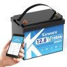 KEPWORTH EU Stocks 12V 100Ah 300Ah LiFePO4 Lithium-Eisenphosphat-Batterie, perfekt für Wohnmobile, Wohnmobile, Solar-Golfwagen,