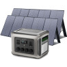 All powers faltbares Solar panel 400w/2 x400w Solar ladegerät mit Solar leistung, 2016wh 2500w lifepo4 tragbares Solar kraftwerk