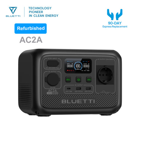 BLUETTI generalüberholtes tragbares AC2A-Kraftwerk 300 W 204 Wh Solargenerator für Outdoor-Camping