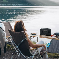 BLUETTI generalüberholtes tragbares AC2A-Kraftwerk 300 W 204 Wh Solargenerator für Outdoor-Camping