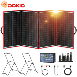 Dokio 295w 18v flexibles Solar panel tragbares faltbares Outdoor-Solar panel für