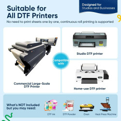 Punehod DTF Transfer Film A3 + 33 cm A4 21 cm Rolle PET Promotion Transfer Film Für DTF Drucker Direkt transfer Film Drucker