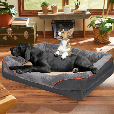 Wasserdicht Extra Große Orthopädische Hund Bett Schwamm Schaum Hund Bettwäsche Lounge Sofa Bett