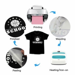 13 Pack HTVRONT 12inchX10inch Multi-farbe PU Heat Transfer Vinyl Blätter HTV Eisen auf Vinyl für Hitze Presse T-shirt textilien