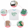 HTVRONT 12"X 5ft/30x152cm Wärmeübertragung Mattes PU Elastisches Vinyl für T-Shirt DIY Handwerk Eisen auf HTV Rollfilm für
