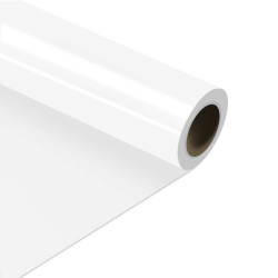 HTVRONT 12"X 5ft/30x152cm Wärmeübertragung Mattes PU Elastisches Vinyl für T-Shirt DIY Handwerk Eisen auf HTV Rollfilm für