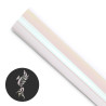 HTVRONT 12X 5ft/30x150cm Holographische Metallischen Kristall Heat Transfer Vinyl für Cricut DIY T-shirt Handwerk Eisen auf HTV