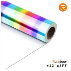 Htvront 12inx 5ft/30x150cm Farbverlauf Regenbogen Farbe Wärme übertragung Vinyl rolle für Cricut DIY T-Shirt Druck Handwerk