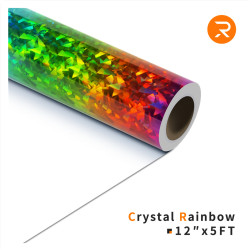 Htvront 12inx 5ft/30x150cm Farbverlauf Regenbogen Farbe Wärme übertragung Vinyl rolle für Cricut DIY T-Shirt Druck Handwerk