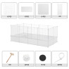 DIY Pet Laufstall Tier Katze Hund Zäune Schlafen Spielen Zwinger Kaninchen Guinea Schwein Käfig Hund Haus Haustiere Gehäuse mit
