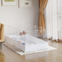 DIY Pet Laufstall Tier Katze Hund Zäune Schlafen Spielen Zwinger Kaninchen Guinea Schwein Käfig Hund Haus Haustiere Gehäuse mit