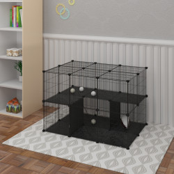 DIY Haustier Laufstall Hund Käfig Katze Zäune Welpen Zwinger Haus Tier Kaninchen Meerschweinchen Spielen Schlafzimmer Übung