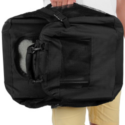 Tragbare Oxford Katze Hund Tragetasche Ausgehende Haustiere Handtasche Haustier Welpen Reisetaschen Atmungsaktive Mesh Katze