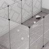 DIY-Haustierzäune, transparentes Außengehäuse, Haustier-Laufstall für Kaninchen, Meerschweinchen, Welpen, Katzen, Laufen,