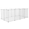 DIY-Haustierzäune, transparentes Außengehäuse, Haustier-Laufstall für Kaninchen, Meerschweinchen, Welpen, Katzen, Laufen,