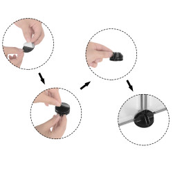 DIY-Haustierzäune, transparentes Außengehäuse, Haustier-Laufstall für Kaninchen, Meerschweinchen, Welpen, Katzen, Laufen,