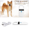 Tier-RFID-Leser, Schwarz/Weiß, 134,2 kHz, 125 kHz, Haustier-Mikrochip-Scanner, USB, Haustier, Katze, Hund, Mikrochip-Scanner für