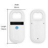 Tier-RFID-Leser, Schwarz/Weiß, 134,2 kHz, 125 kHz, Haustier-Mikrochip-Scanner, USB, Haustier, Katze, Hund, Mikrochip-Scanner für