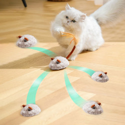 Interaktive Katzenspielzeug-Maus, wiederaufladbar, bewegliches automatisches Katzenspielzeug, Katzenmaus-Spielzeug, elektrische