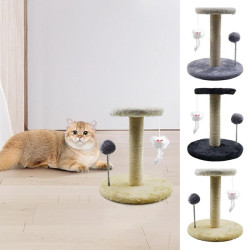Kratzbaum mit Kratzbaum, großer Kratzbaum für Katzen, Kratzspielzeug für Katzen, Kätzchen, Haustier-Aktivitätsbaum mit Feder und