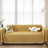 Chenille-Couchbezug für 3-Kissen-Couch, nordische Quasten-Überwurfdecke, vier Jahreszeiten-Sofabezug, Sofadecke für Haustier,