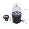 Schwarz 8 Löcher 5l Nebel kultivierende Sämling sbox Hoch produktions hydro ponik Sämling & Klon system aeropo nische Vermehrung