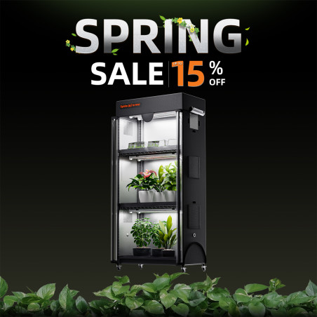 Spider Farmer Plantstand110 Growshelves LED-Wachstumslicht 4-lagig mit Metall-Pflanzenständerschalen für Zimmerpflanzen,