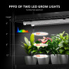 Spider Farmer Plantstand110 Growshelves LED-Wachstumslicht 4-lagig mit Metall-Pflanzenständerschalen für Zimmerpflanzen,