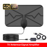Kebidumei Antenne TV Digital Antena HDTV 4k Interior Indoor HD High Gain Amplified Booster Satellite Receiver Miles Antenne