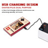 Klassische Spiel Player Retro Rot Mini Video Spiel Konsole mit 500 Spiele 2,8 Zoll IPS Display Screen Unterstützung AV Ausgang