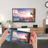 Schalter trage tasche mit Displays chutz folie, 9-in-1 Nintendo Switch-Zubehörs atz und 6 Daumen griffen