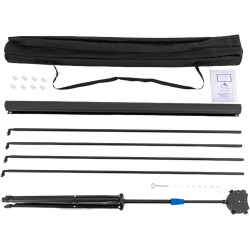 Leinwand Beamer mit Stativ, Tragbare Projector Screen, 80 Zoll Projektor Leinwand, 16:9, 4k Hd Projektionswand, Projektionswand