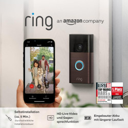 Ring Akku-Videotürklingel (Battery Video Doorbell) (2024) | WLAN-Videotürklingel-Sicherheitskamera, Selbstinstallation (in 5