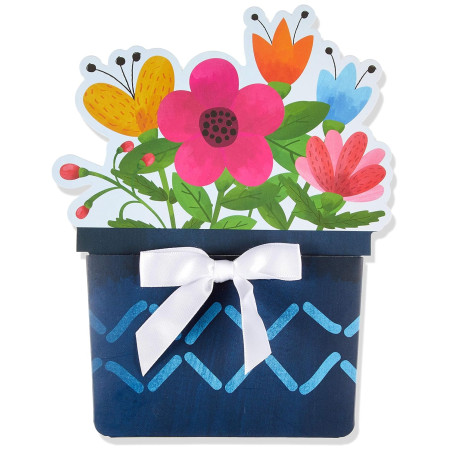 Amazon Gutschein im Geschenkkarton (Blumentopf wie Geschenkkarton)