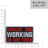 Österreich Aufnäher Flagge K9 Polizei Hund Austria Patch | K9 Aufbügler Police Dog Patch/Bügelbild | Hundepfoten Applikation zum