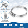 Bolatus Schlauchschellen 10-16mm, 10 Stück Endlos 304 Edelstahl Einstellbare Schlauchklemmen Schlauchbinder, Schlauchschelle